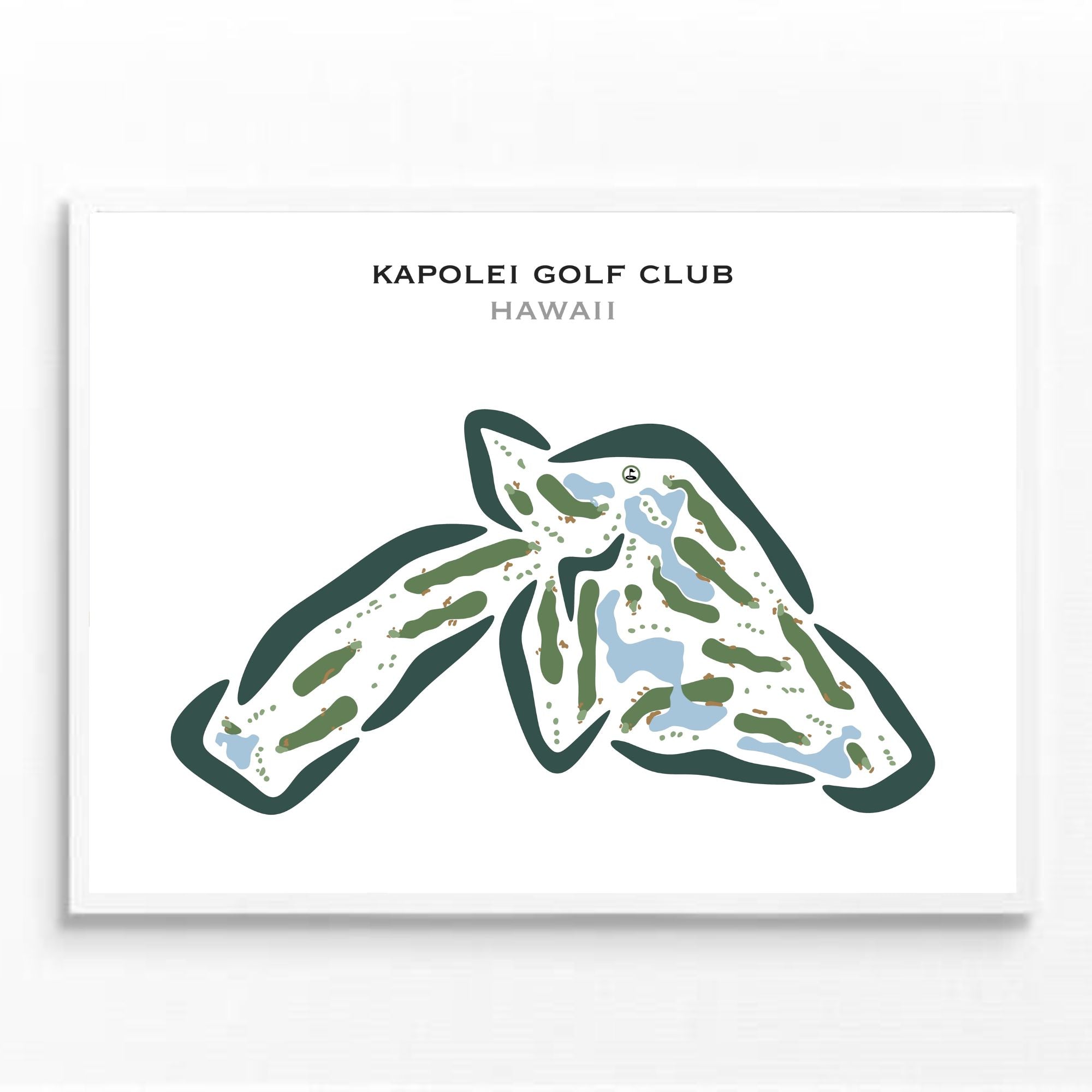 Kapolei Golf Club, Hawaii - Printed Golf Courses