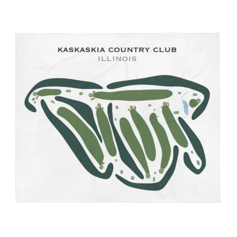 Kaskaskia Country Club, Illinois - Printed Golf Courses