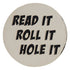 Read It, Roll It and Hole It Golf Ball Marker &amp; Hat Clip by ReadyGOLF