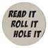 Read It, Roll It and Hole It Golf Ball Marker &amp; Hat Clip by ReadyGOLF