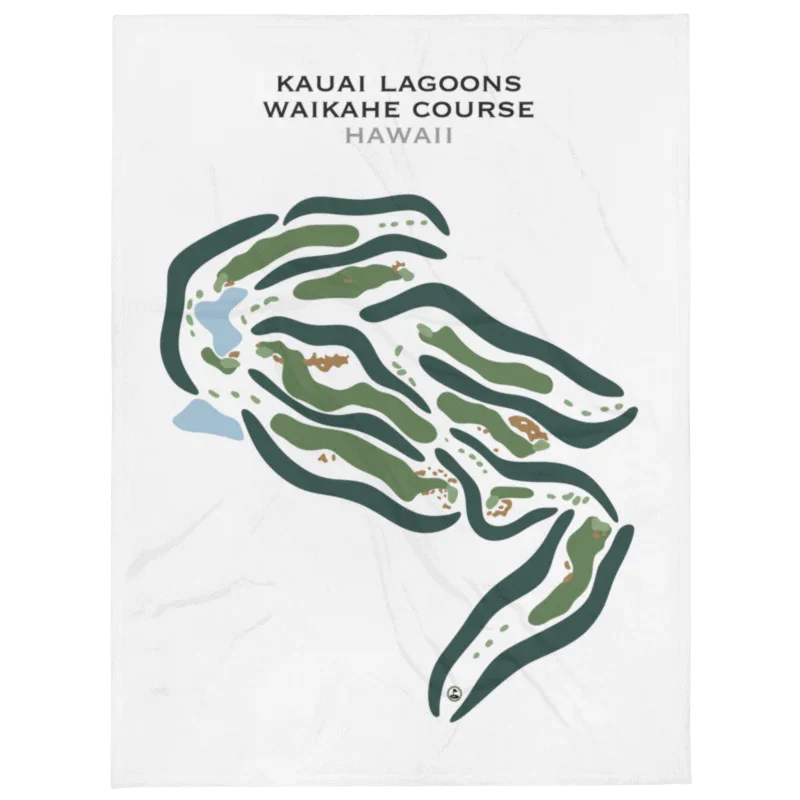 Kauai Lagoons Kiele Waikahe Course, Hawaii - Printed Golf Courses