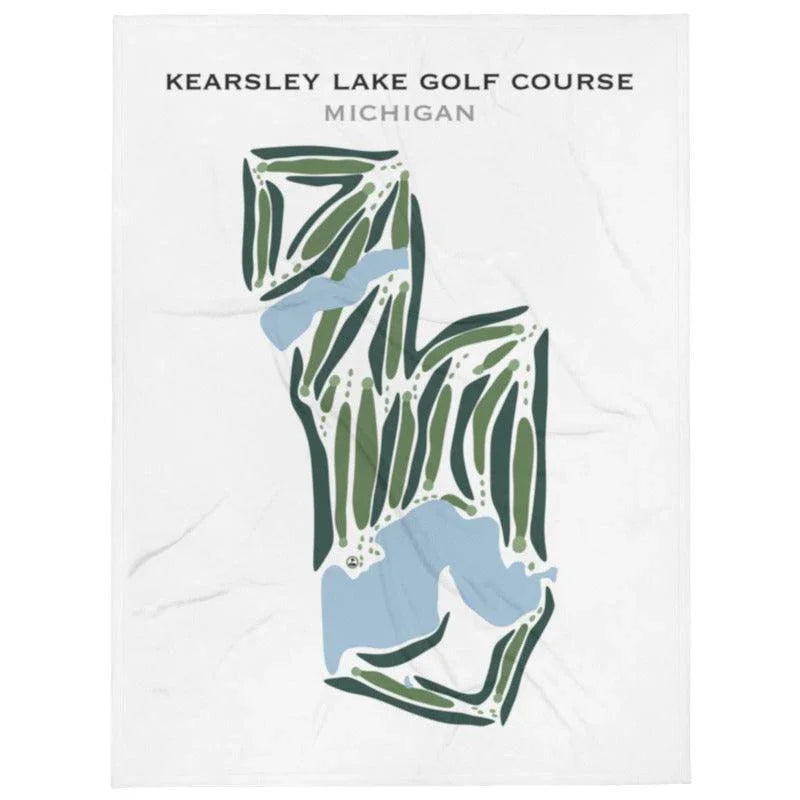 Kearsley Lake Golf Course, Michigan - Printed Golf Courses