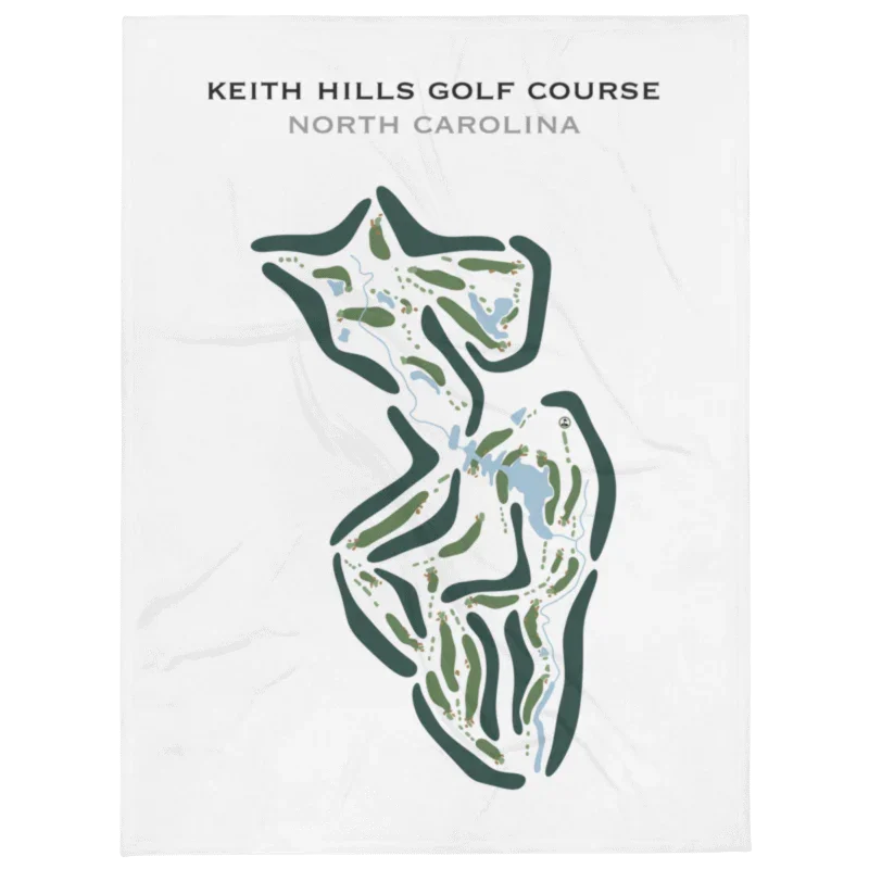 Keith Hills Golf Course, North Carolina - Printed Golf Courses
