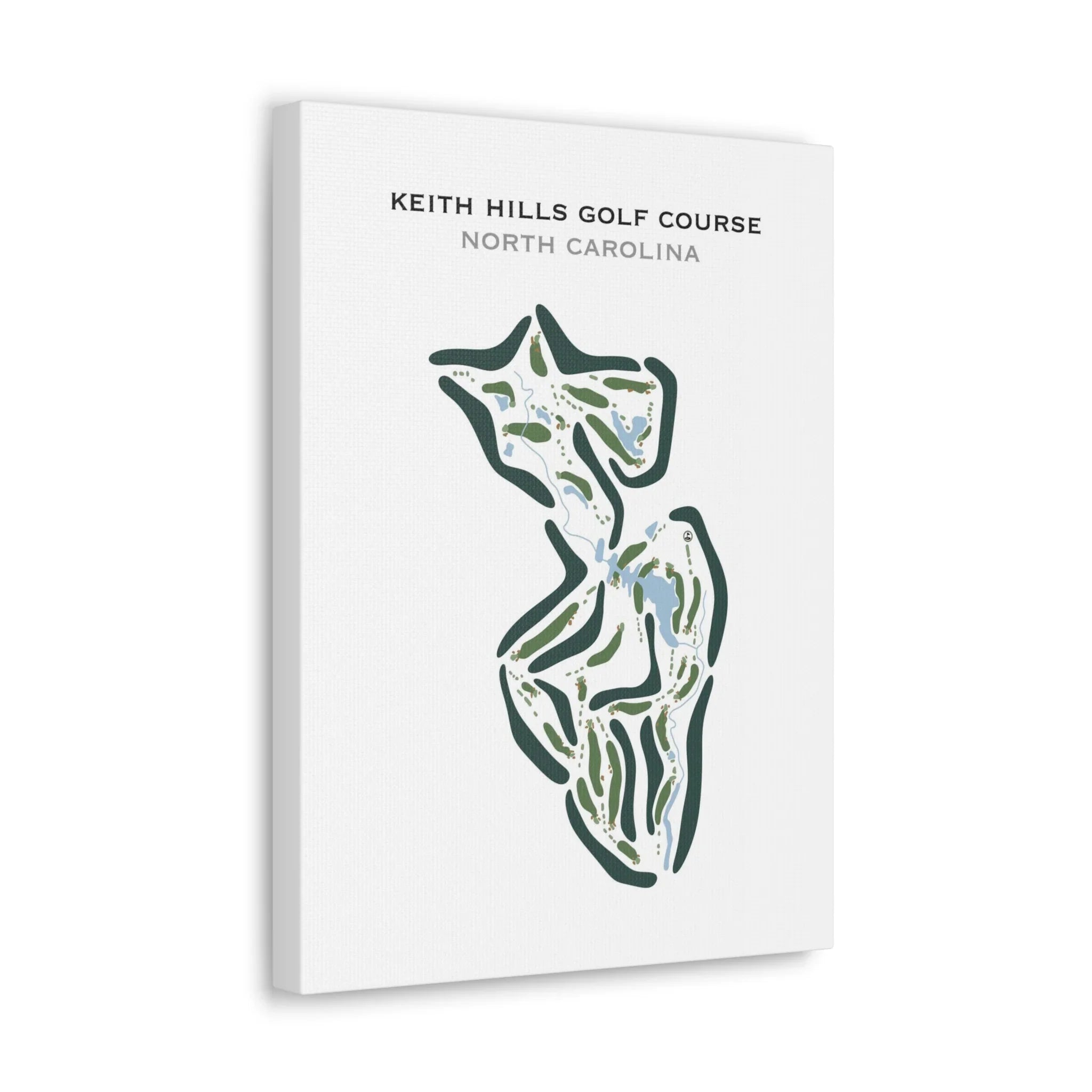 Keith Hills Golf Course, North Carolina - Printed Golf Courses
