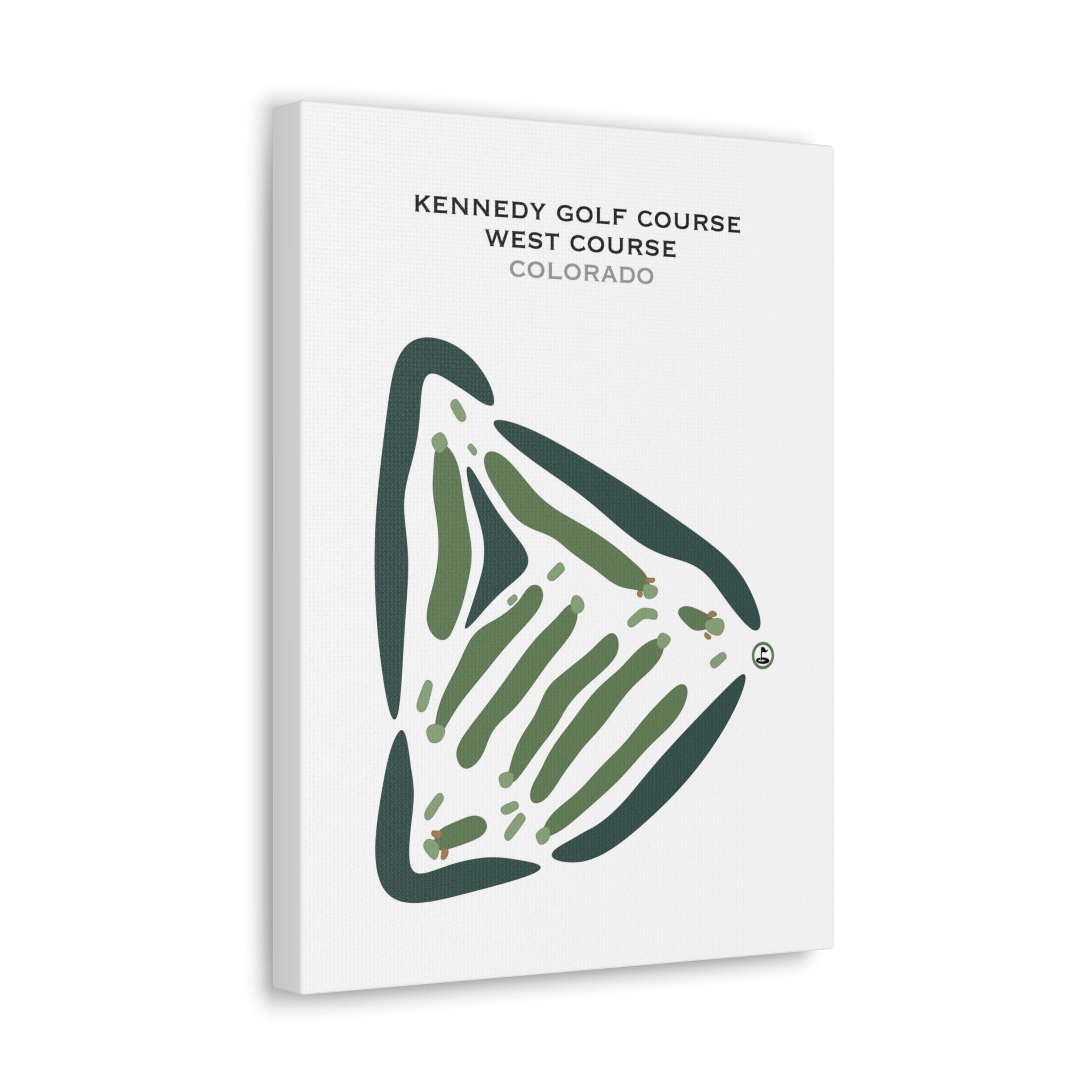 Kennedy Golf Course, West Course, Colorado - Printed Golf Courses