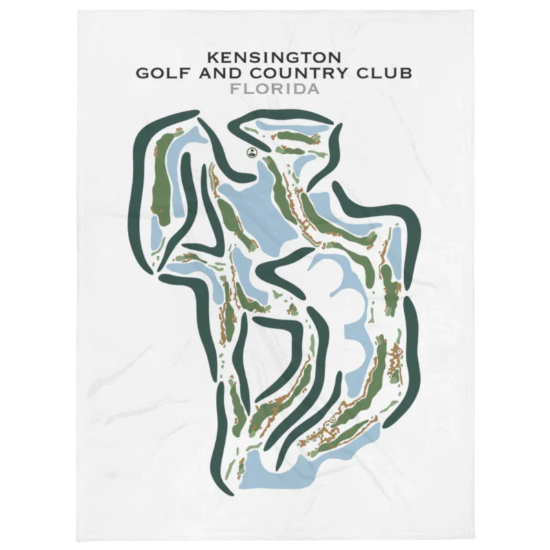 Kensington Golf and Country Club, Florida - Printed Golf Courses