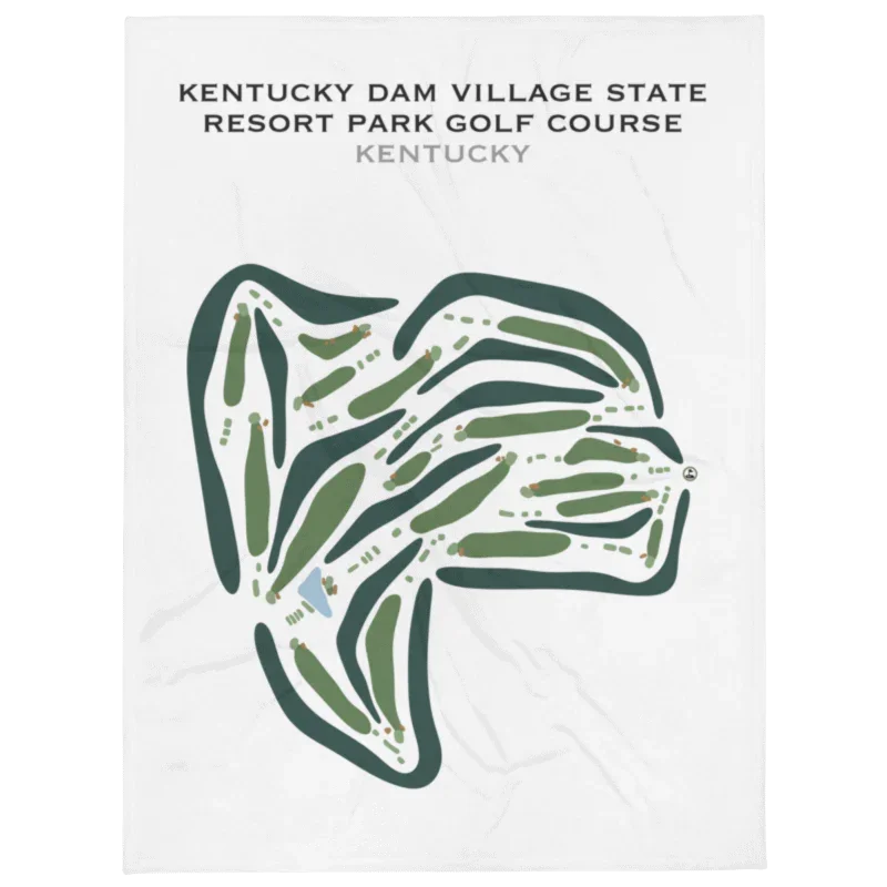 Kentucky Dam Village State Resort Park Golf Course, Kentucky - Printed Golf Courses