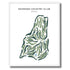 Kenwood Country Club, Ohio - Printed Golf Course