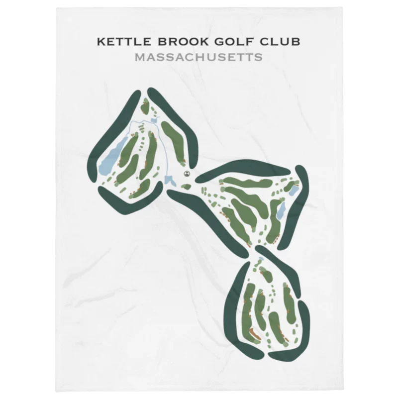 Kettle Brook Golf Club, Massachusetts - Printed Golf Courses