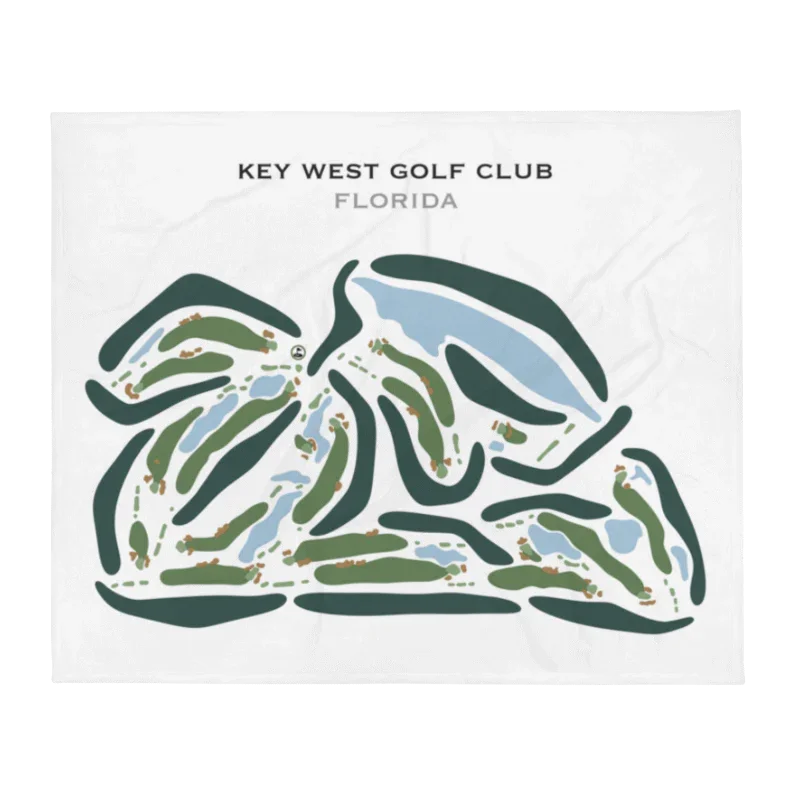 Key West Golf Club, Florida - Printed Golf Courses