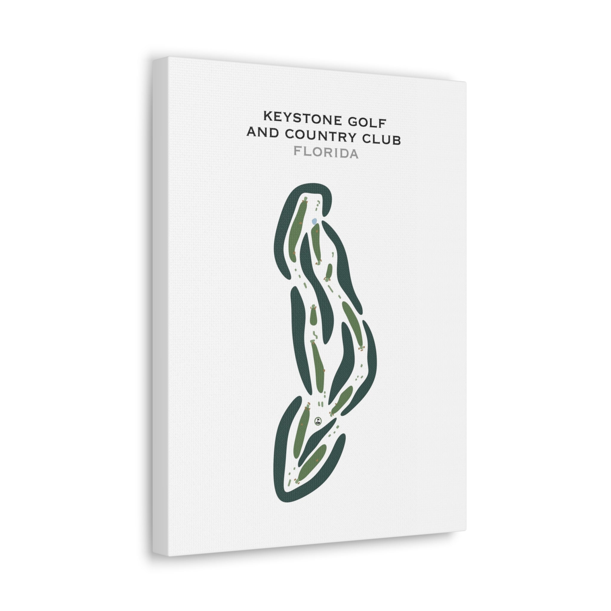 Keystone Golf & Country Club, Florida - Printed Golf Courses