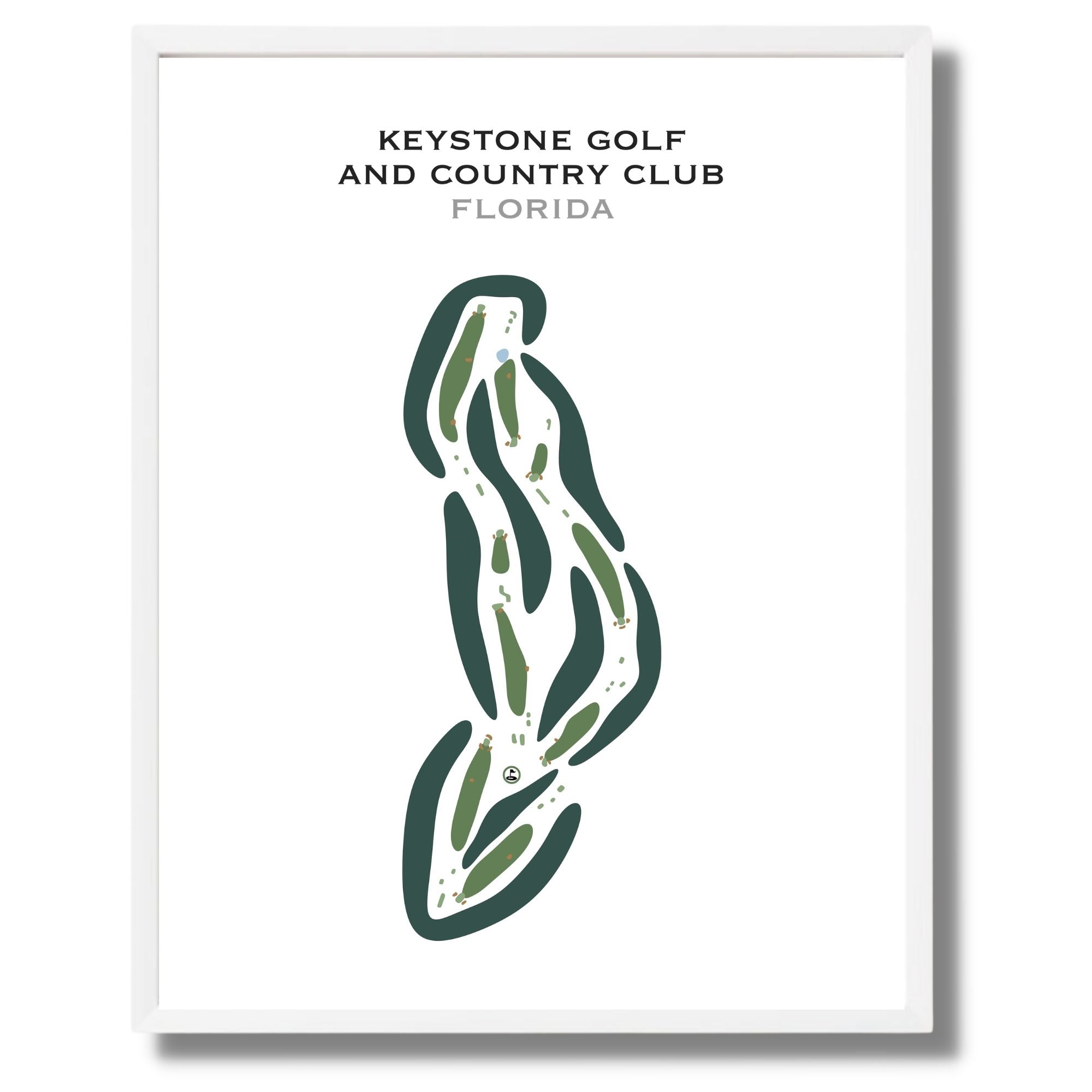 Keystone Golf & Country Club, Florida - Printed Golf Courses