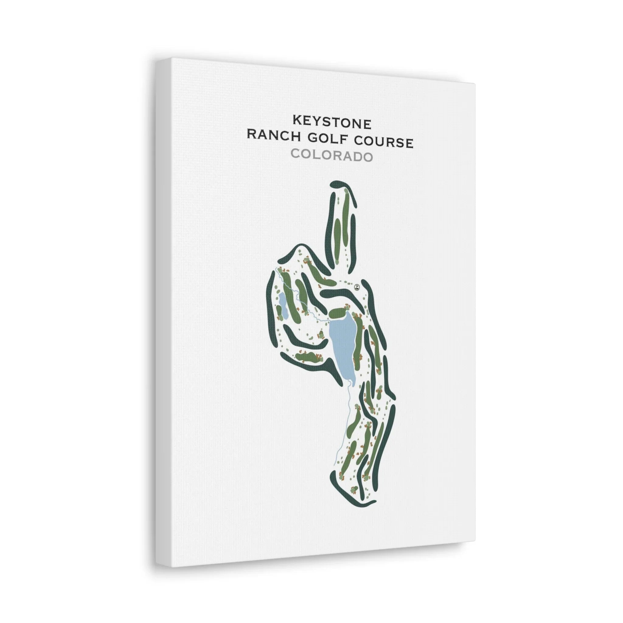 Keystone Ranch Golf Course, Colorado - Printed Golf Course