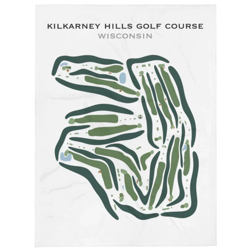 Kilkarney Hills Golf Course, Wisconsin - Printed Golf Courses