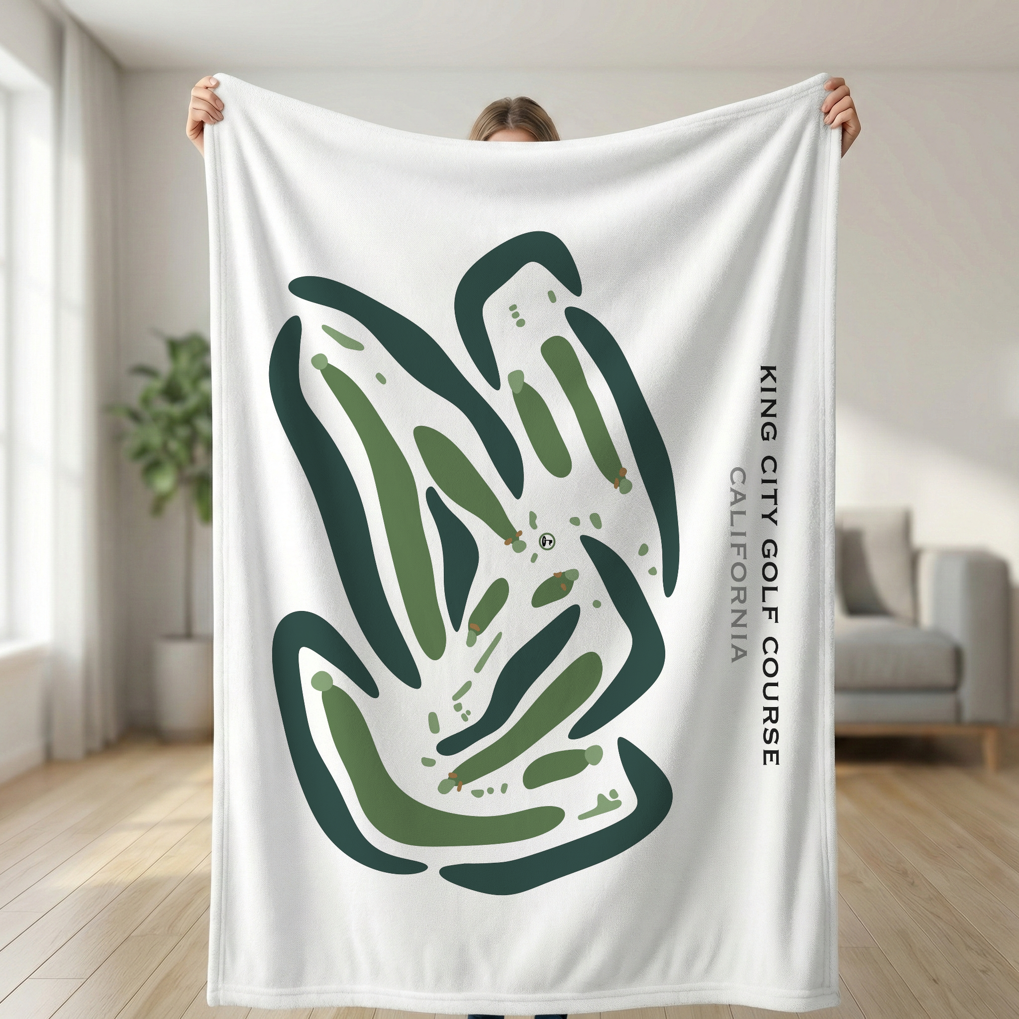 King City Golf Course, California - Printed Golf Courses
