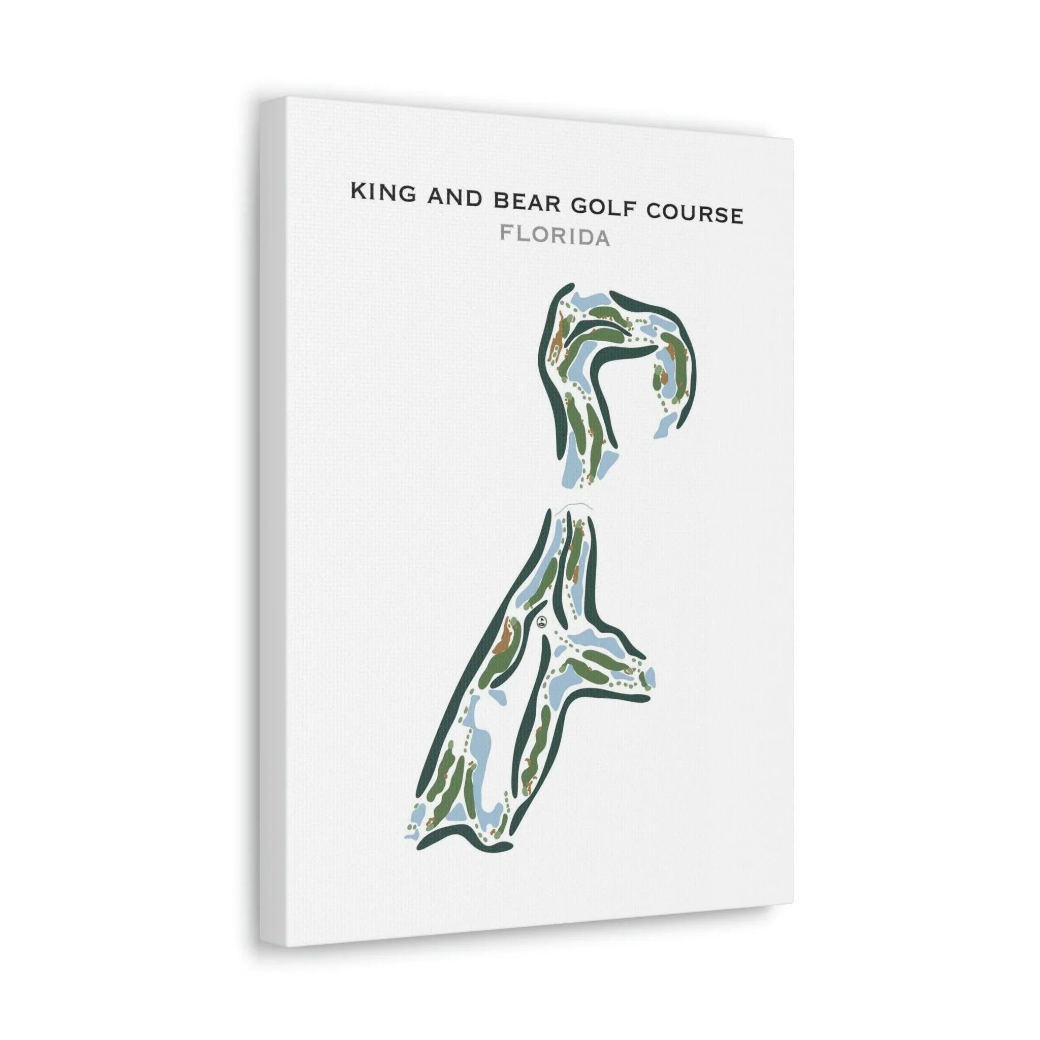 King & Bear Golf Course, Florida - Printed Golf Courses