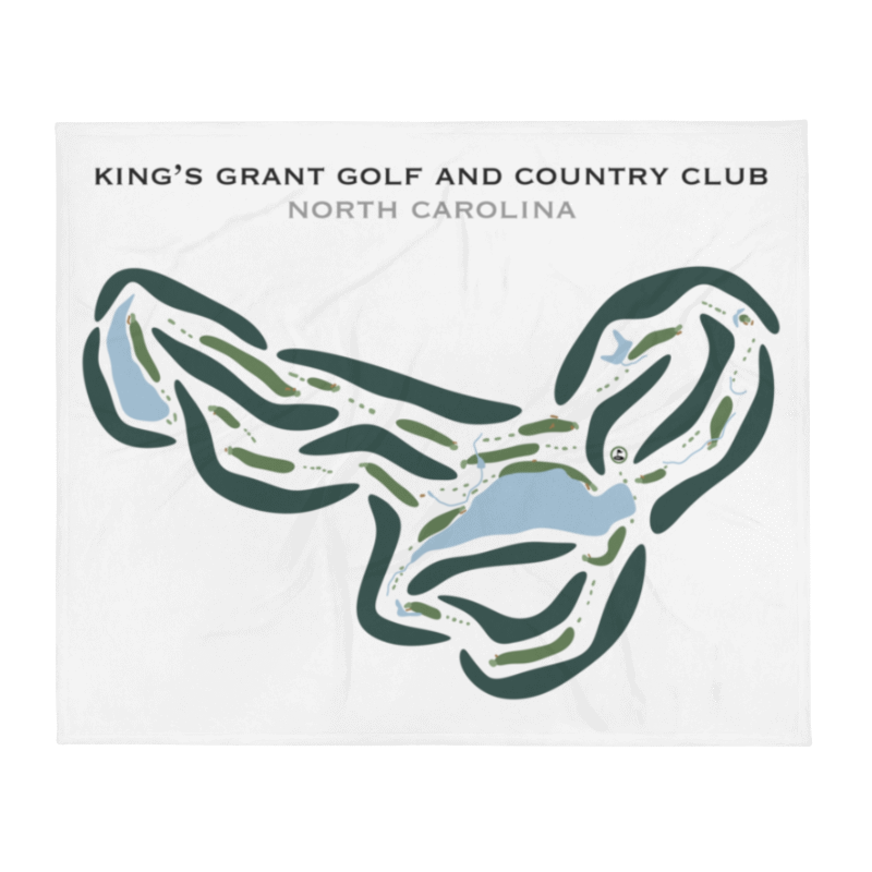 King's Grant Golf & Country Club, North Carolina - Printed Golf Courses