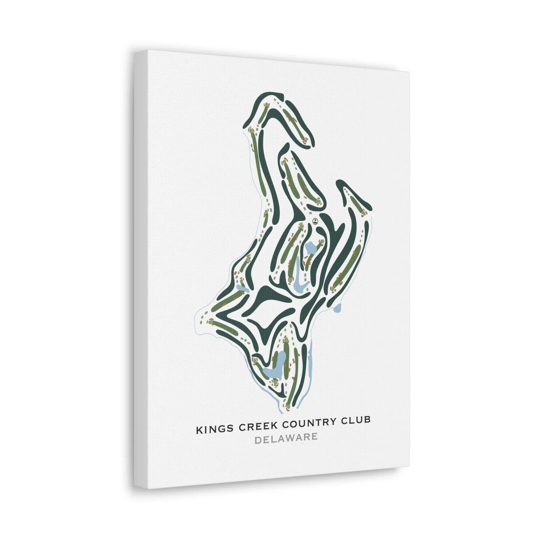 Kings Creek Country Club, Delaware - Printed Golf Courses
