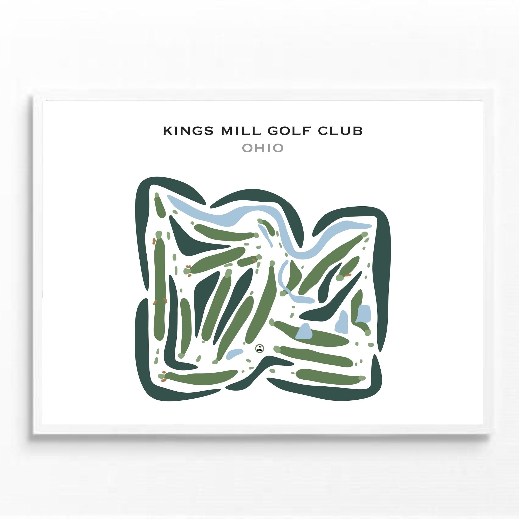 Kings Mill Golf Club, Ohio - Printed Golf Courses