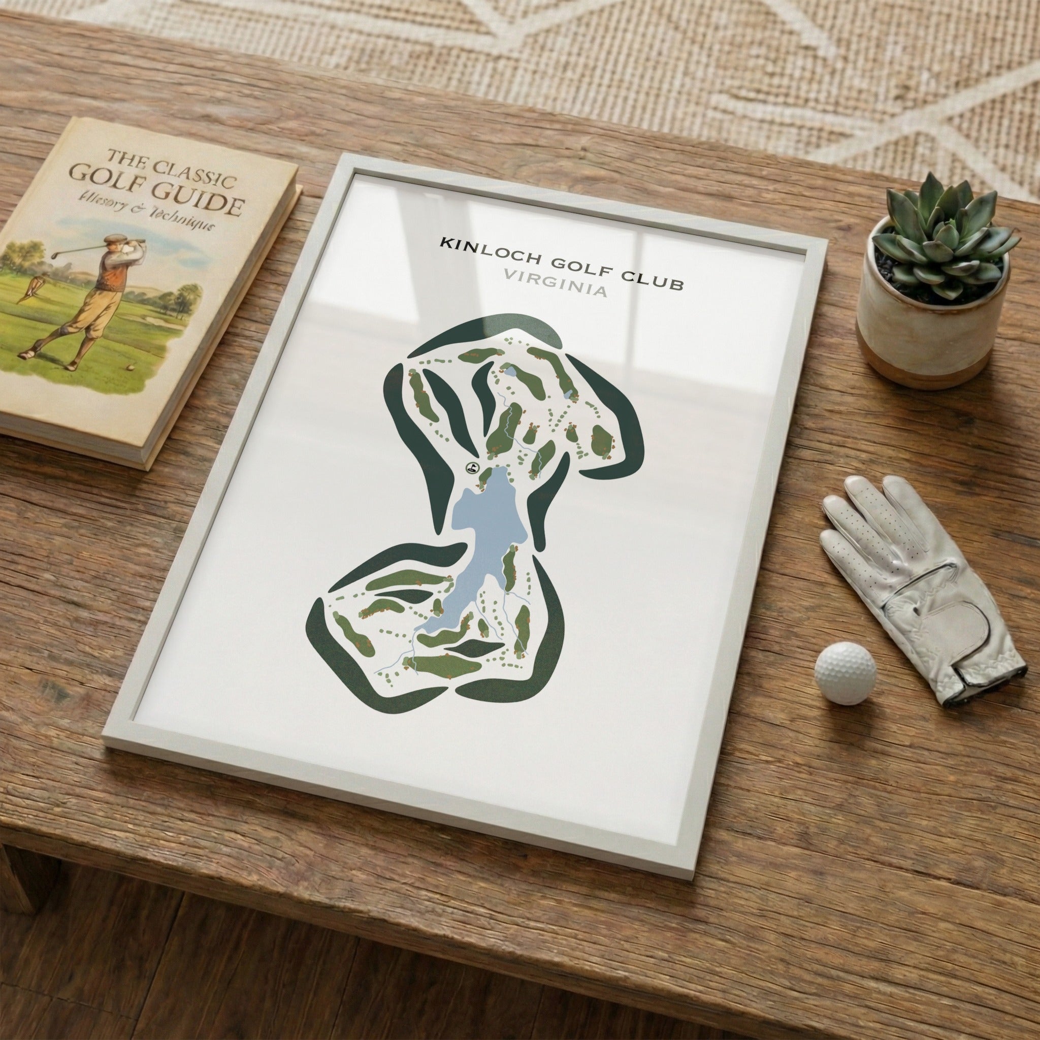 Kinloch Golf Club, Virginia - Printed Golf Courses
