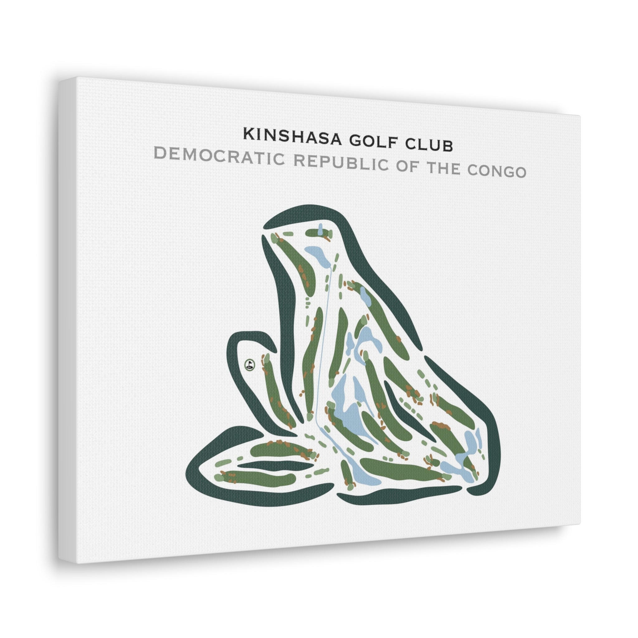 Kinshasa Golf Club, Democratic Republic of the Congo - Printed Golf Courses