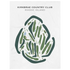 Kirkbrae Country Club, Rhode Island - Printed Golf Courses