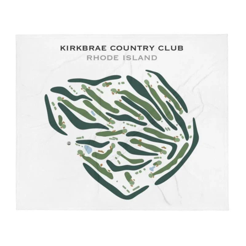Kirkbrae Country Club, Rhode Island - Printed Golf Course