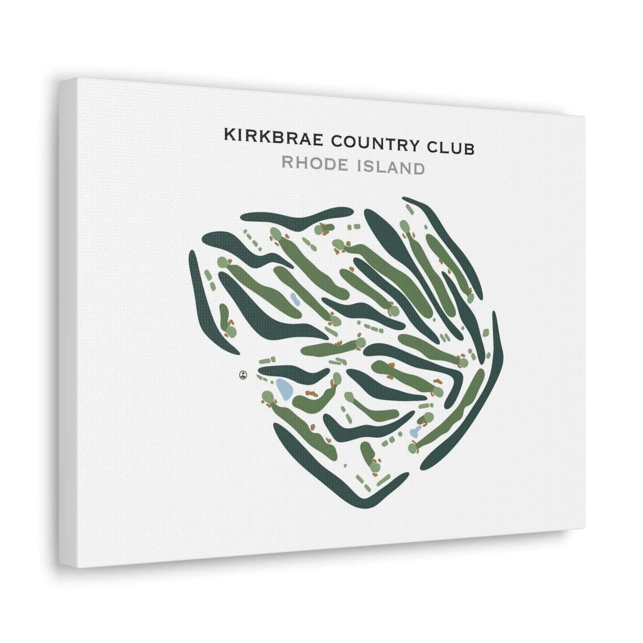 Kirkbrae Country Club, Rhode Island - Printed Golf Course