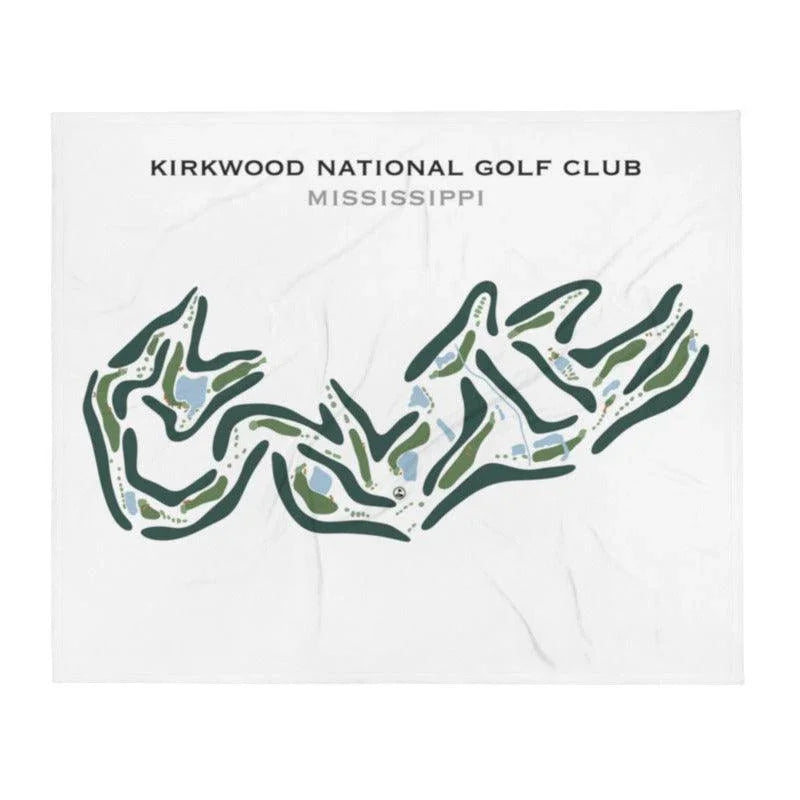 Kirkwood National Golf Club, Mississippi - Printed Golf Course