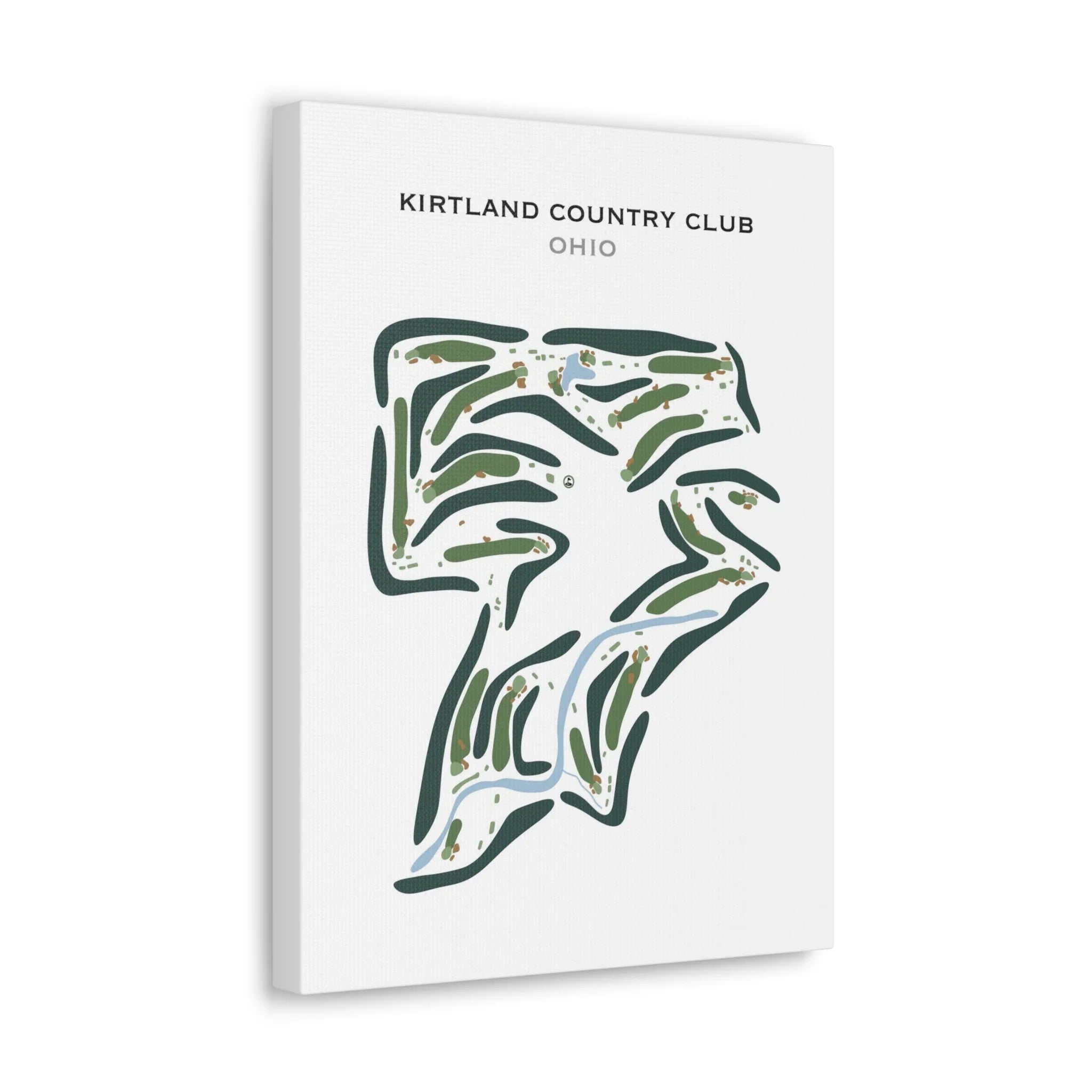 Kirtland Country Club, Ohio - Printed Golf Course