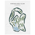 Kiskiack Golf Club, Virginia - Printed Golf Courses