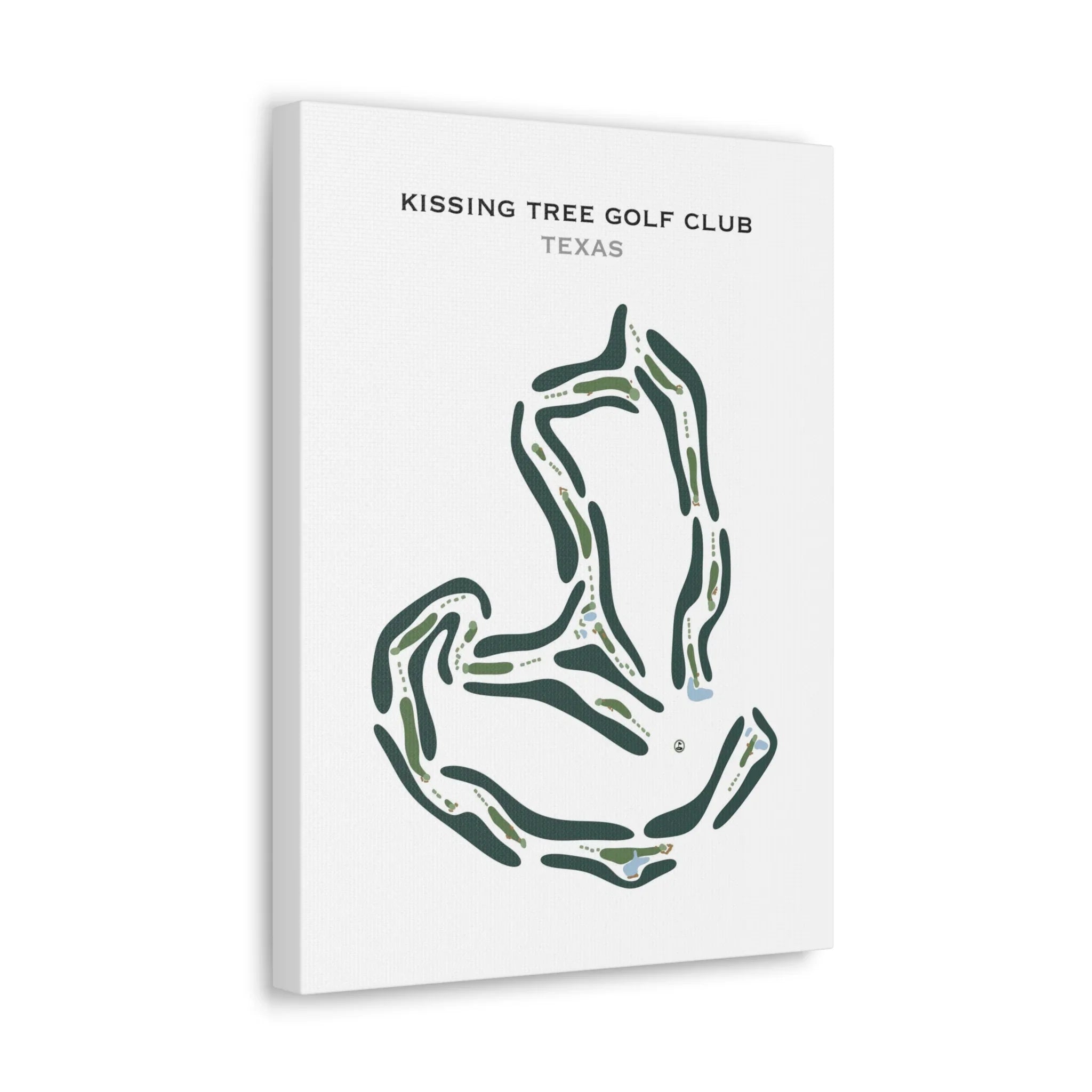 Kissing Tree Golf Club, Texas - Printed Golf Course