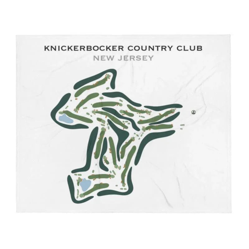 Knickerbocker Country Club, New Jersey - Printed Golf Course