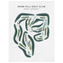 Knob Hill Golf Club, New Jersey - Printed Golf Courses