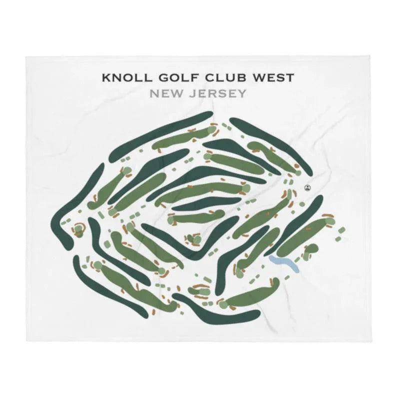 Knoll Golf Club West, New Jersey - Printed Golf Course