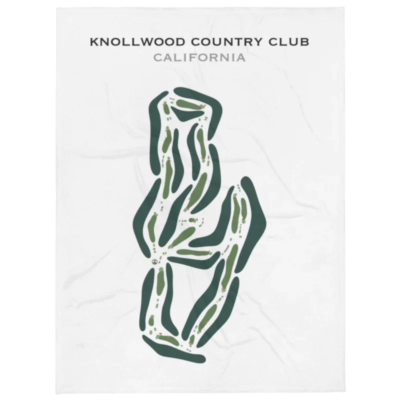 Knollwood Country Club, California - Printed Golf Courses