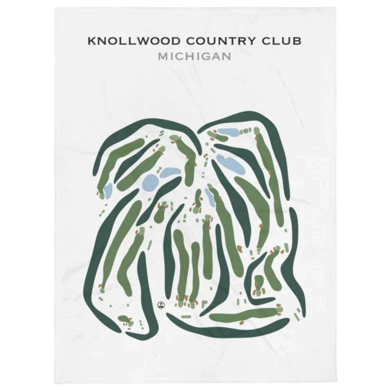 Knollwood Country Club, Michigan - Printed Golf Courses