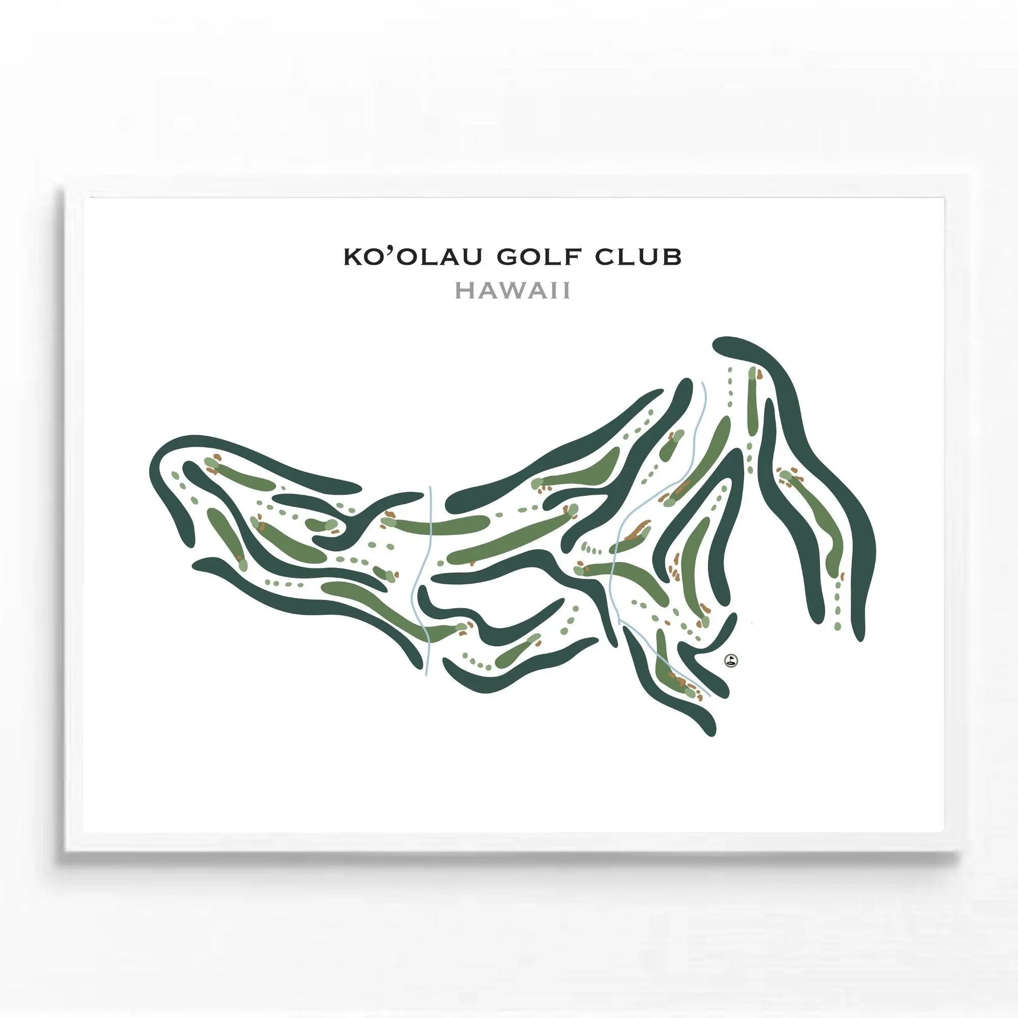 Ko'olau Golf Club, Hawaii - Printed Golf Courses