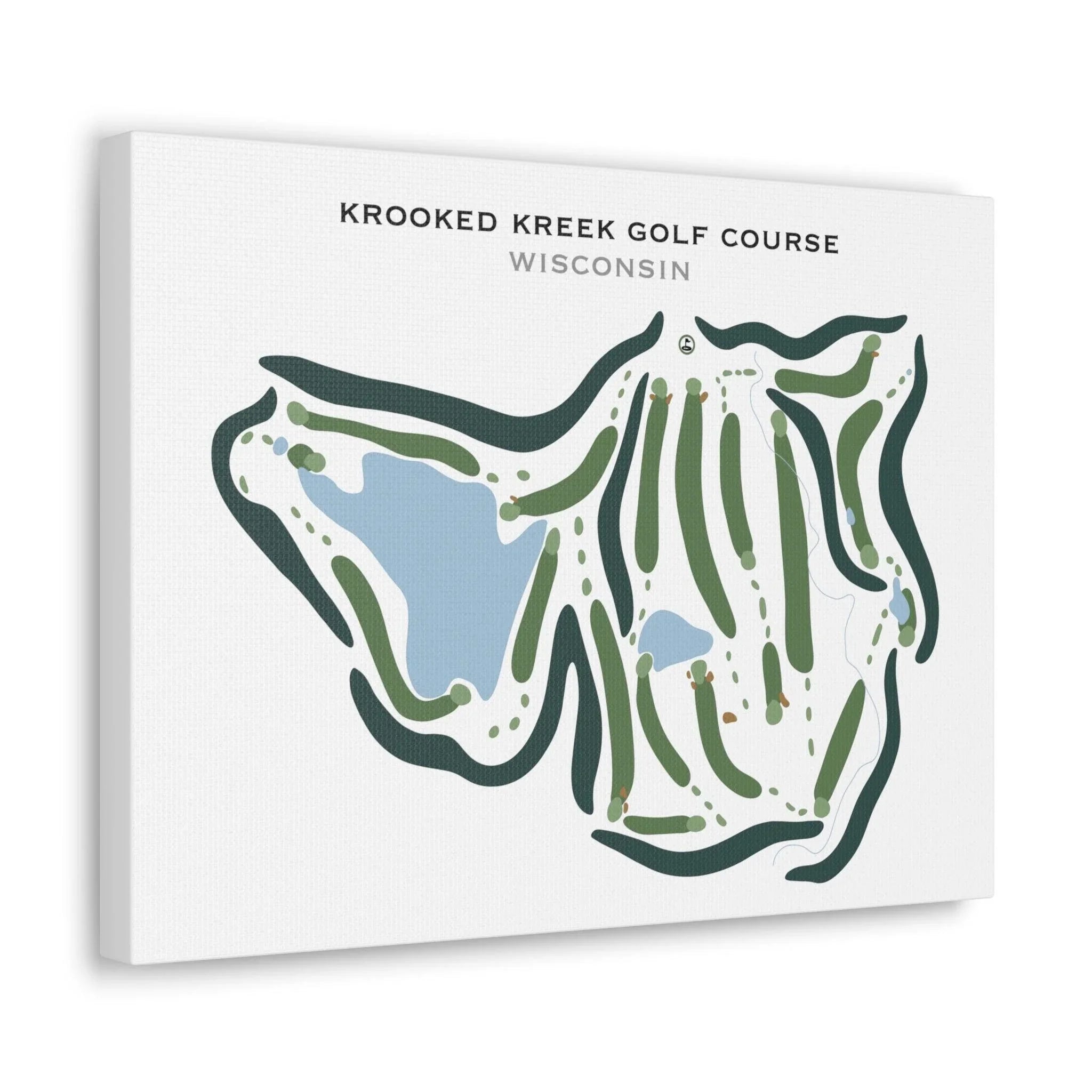 Krooked Kreek Golf Course, Wisconsin - Printed Golf Courses