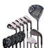 Lazrus Golf 8 pc Set - LAZ2 Driver, 6-PW Irons or 6-PW Hybrids, 52° Wedge, Putter