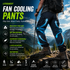 LITEGUEST Fan Cooling Pants | USB Powered Active Cooling for Outdoors
