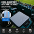 LITEGUEST Upgraded Cooling Seat Cushion with 8 Fans USB