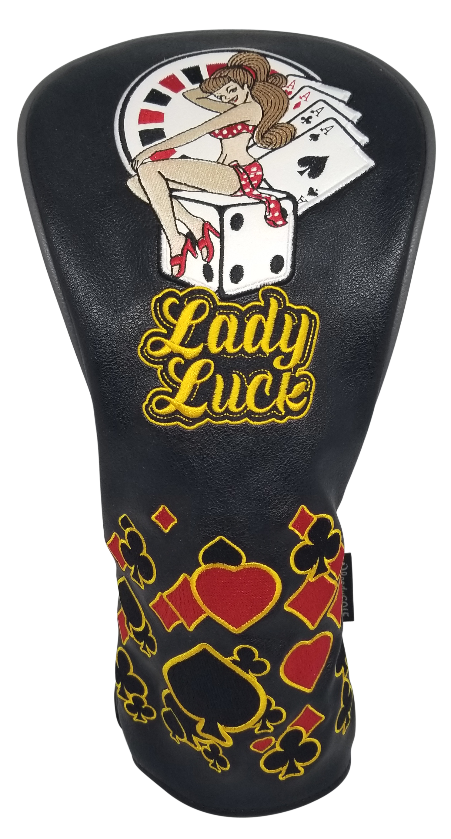 Lady Luck Embroidered Driver Headcover by ReadyGOLF