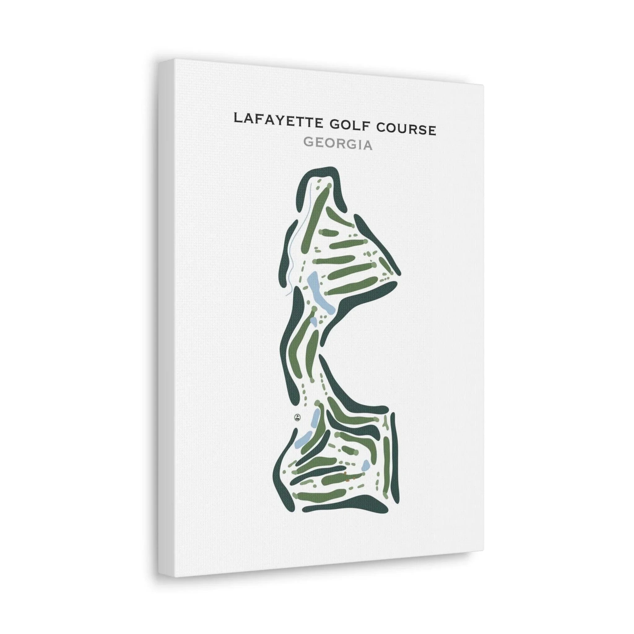 LaFayette Golf Course, Georgia - Printed Golf Course