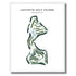 LaFayette Golf Course, Georgia - Printed Golf Course