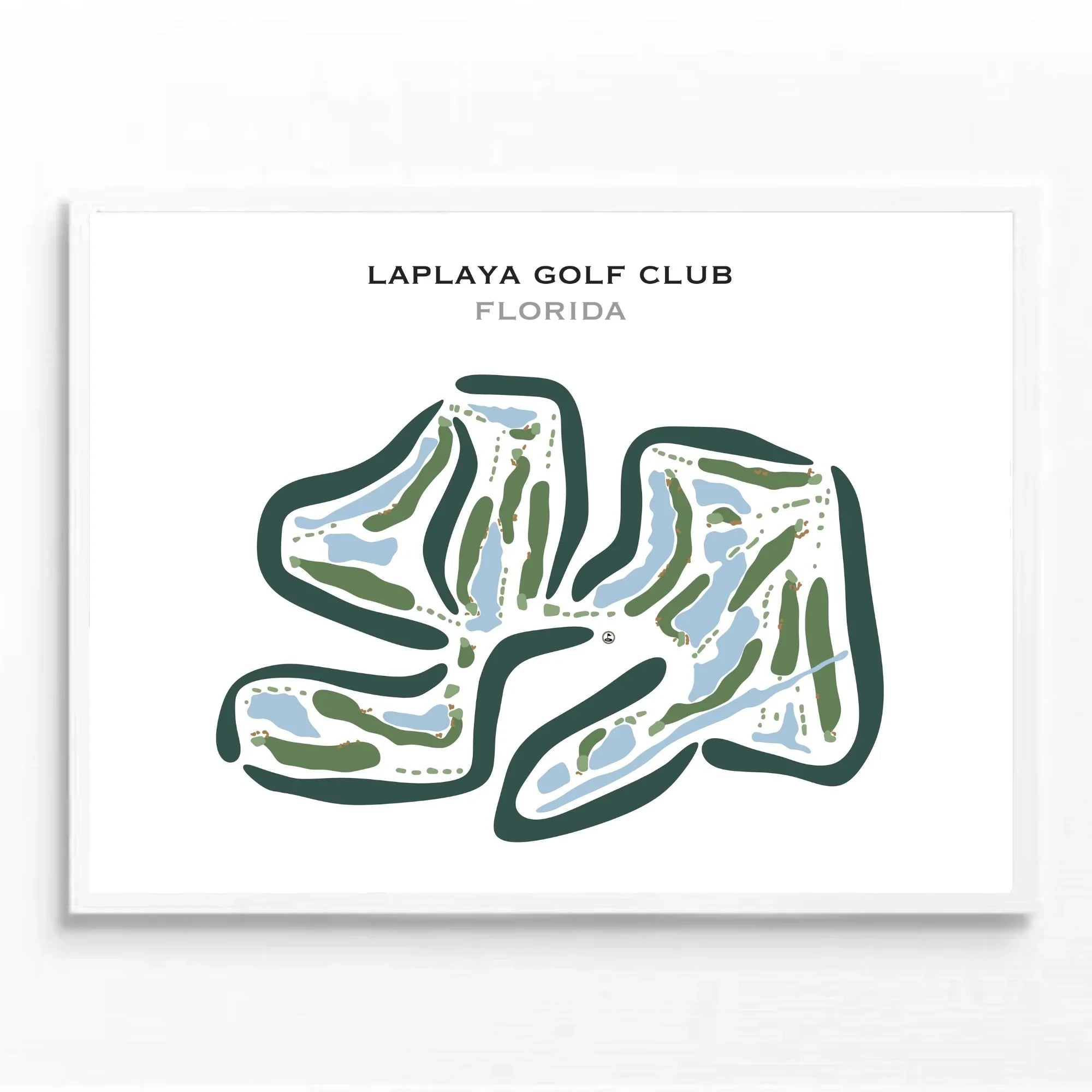 LaPlaya Golf Club, Florida - Printed Golf Courses