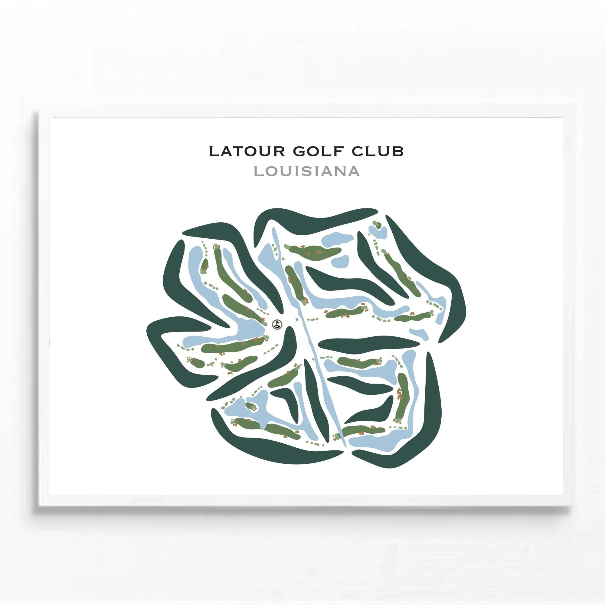 LaTour Golf Club, Louisiana - Printed Golf Courses