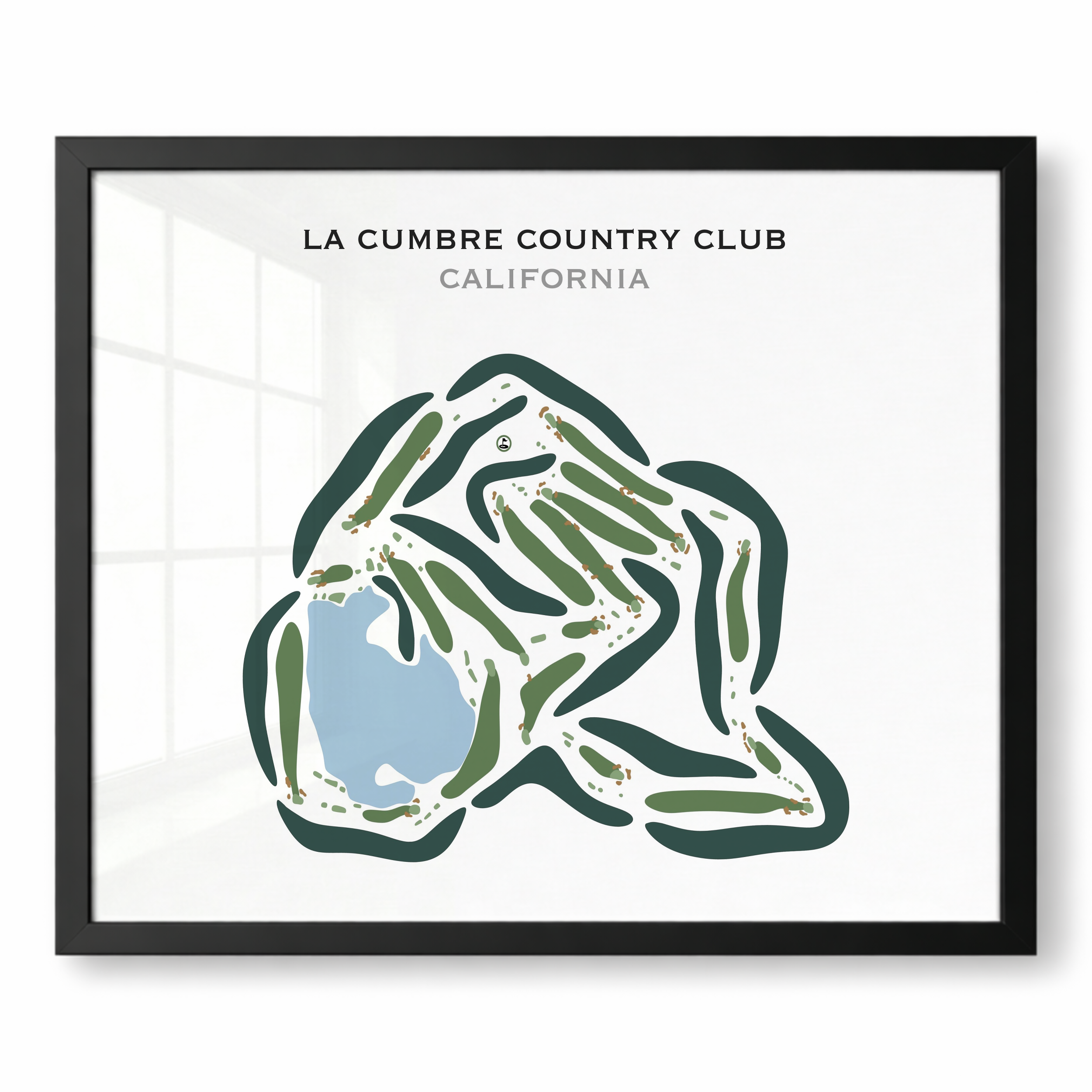 La Cumbre Country Club, California - Printed Golf Courses