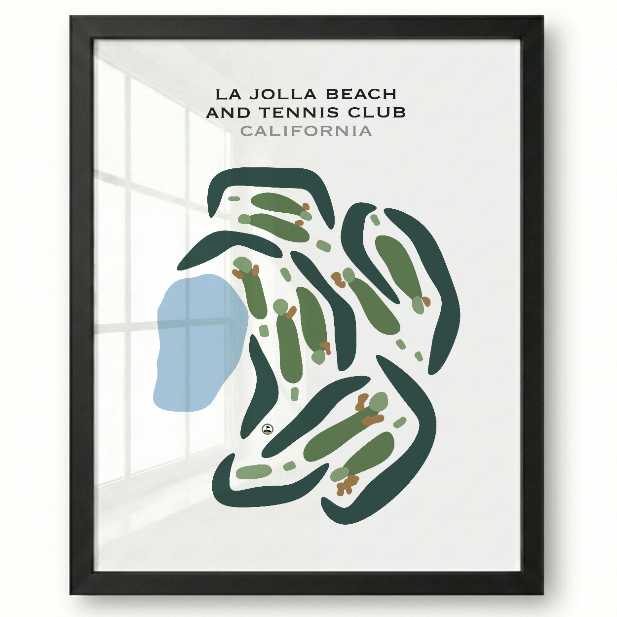 La Jolla Beach & Tennis Club, California - Printed Golf Courses