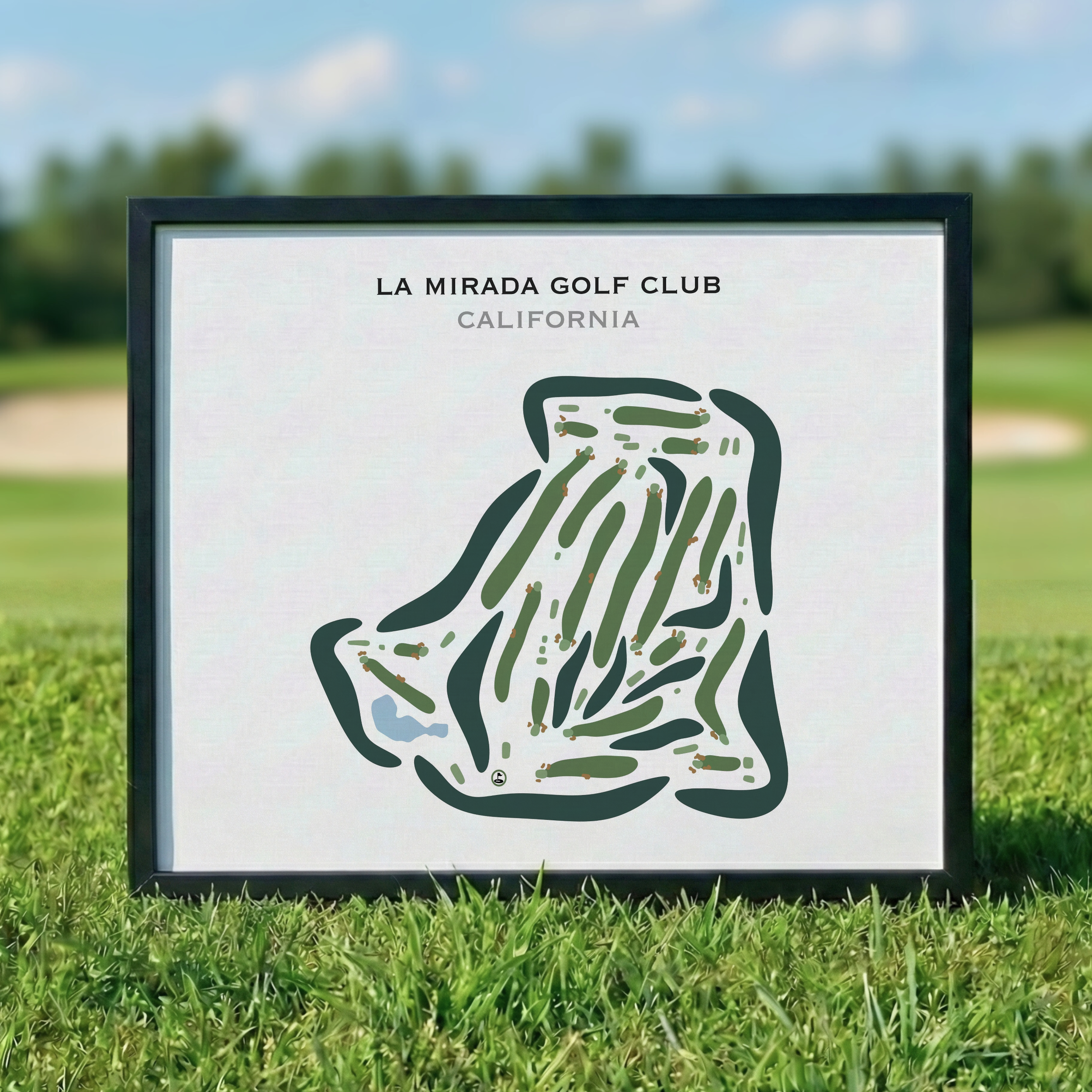La Mirada Golf Club, California - Printed Golf Courses